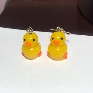 Duck Earrings